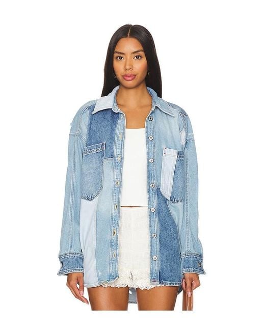 Free People Blue X We The Free Mountain Roads Jacket