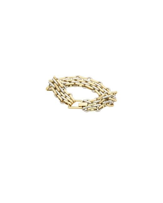 BaubleBar Multicolor Mixed Metal Link Bracelet