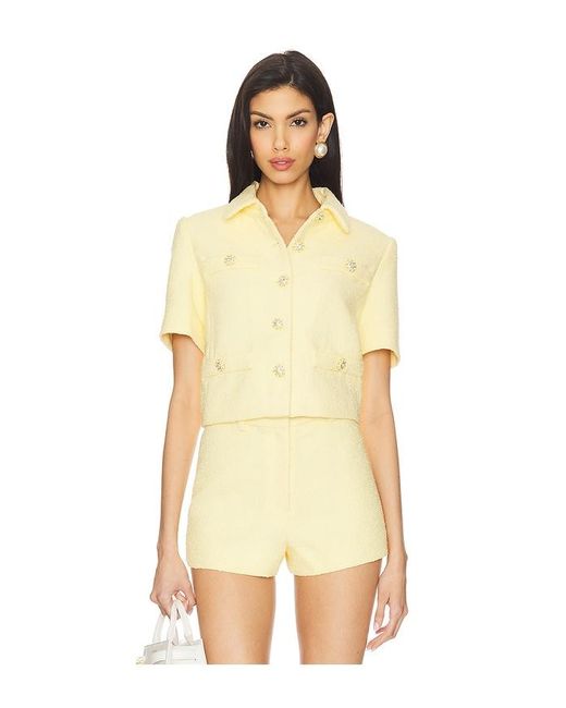 Astr Yellow Eaton Jacket