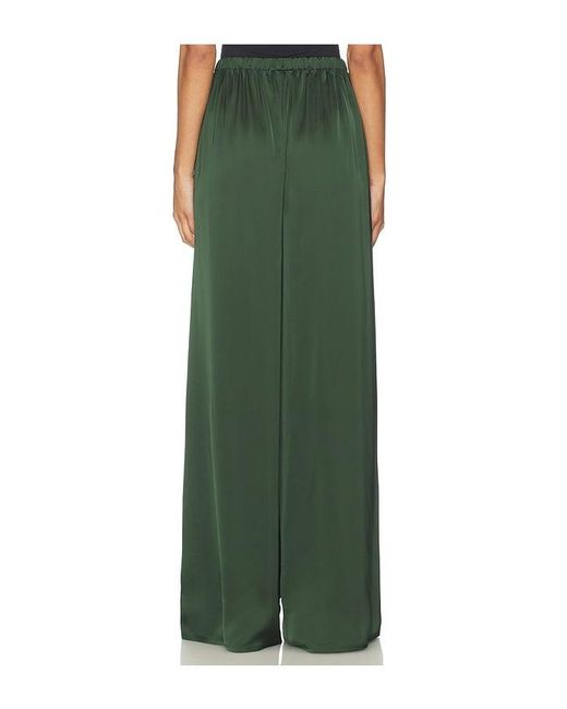 Norma Kamali Green Pleat Pant