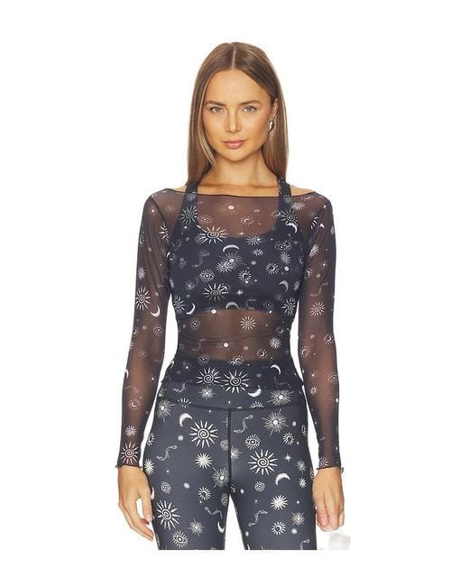 Spiritual Gangster Blue Solstice Olivia Top