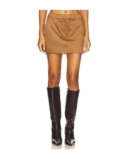 House of Harlow 1960 Multicolor X Revolve Della Faux Suede Mini Skirt