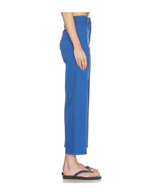 Pistola Blue Penny Crop High Rise Wide Leg Jeans