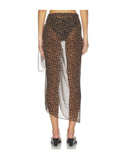 Away That Day Black Santorini Sarong
