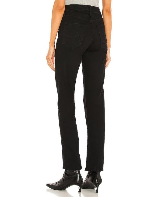 Mother Black The High Waisted Rider Skimp Jeans