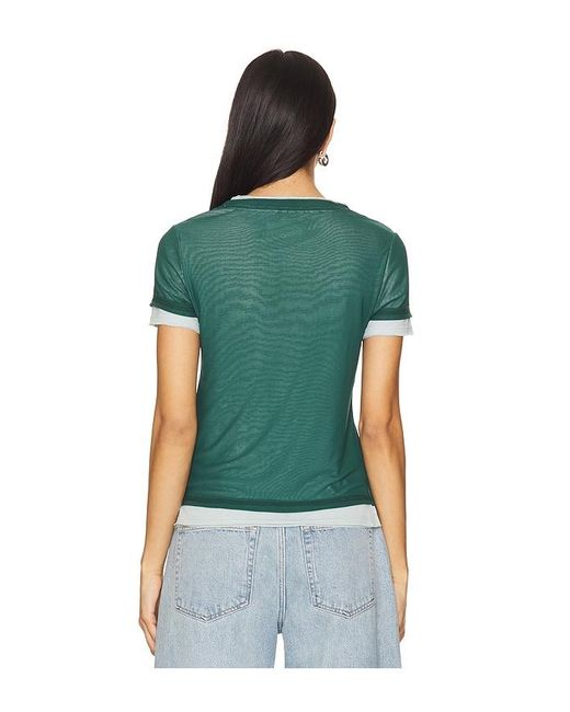 Free People Green Tasha Tee
