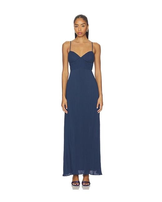Baobab Blue Aluna Maxi Dress