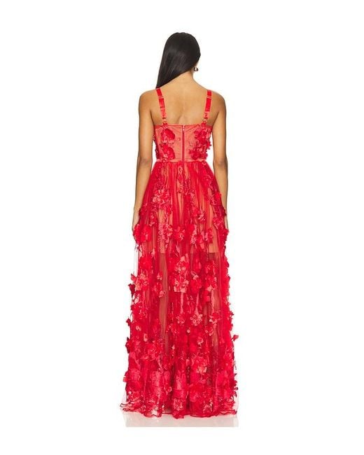 Bronx and Banco Red X Revolve Anastasia Maxi Dress