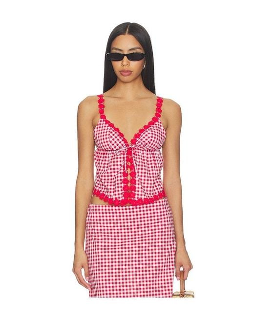 Peixoto Red Sienna Top