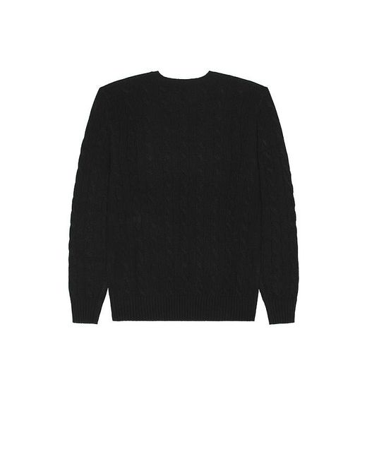 PULL CABLE en Black Polo Ralph Lauren pour homme