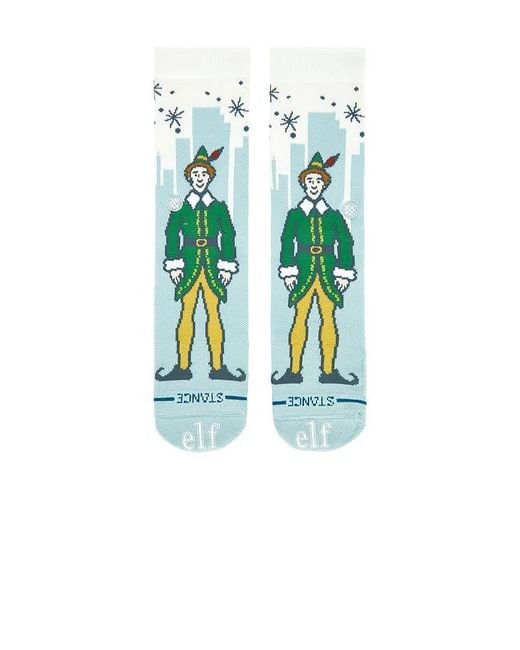 Stance Blue Big City Elf Crew Socks for men