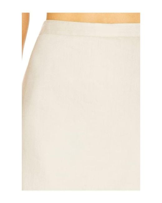 Stone Cold Fox White X Revolve Krista Linen Mini Skirt