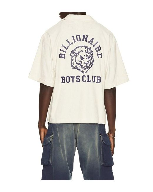 BBCICECREAM Blue Roam Short Sleeve Shirt for men
