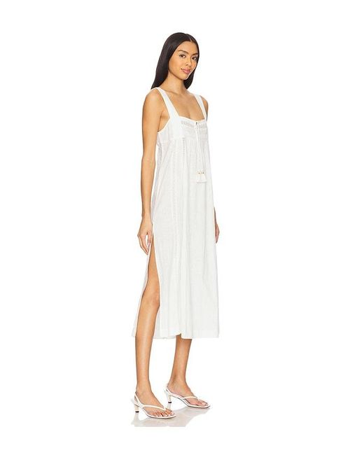 Spell White Stevie Midi Dress