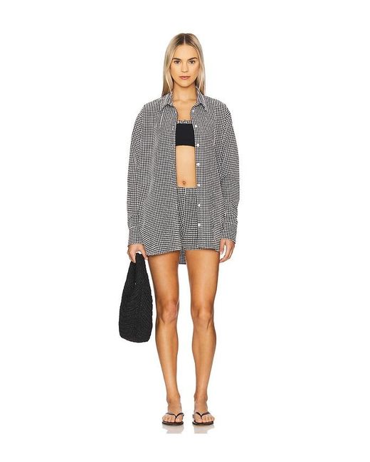 Hunza G Multicolor Hemd Oversized