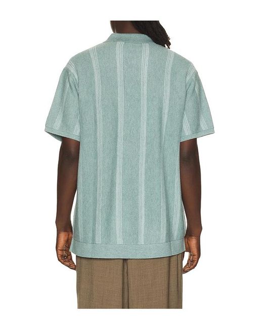 Marine Layer Green Liam Sweater Polo for men