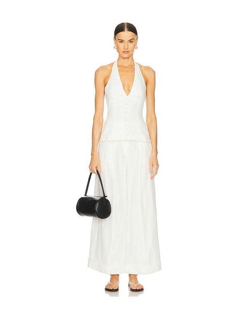 Faithfull The Brand White Clove Trouser