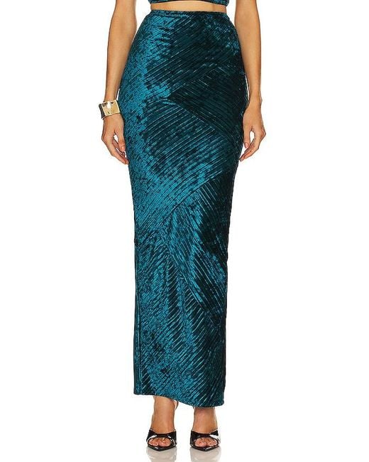 Michael Costello Green X Revolve Spencer Skirt