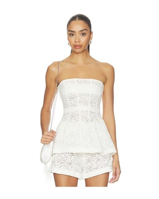 V. Chapman White Rebecca Top