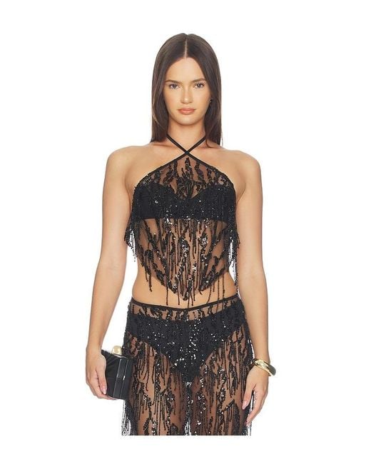 Sketch-Y Black Hiba Top
