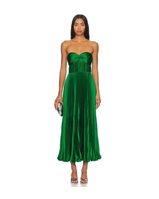 AMUR Belle Dress in Green | Lyst