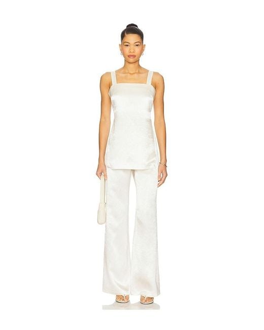 Amanda Uprichard White Mariko Pant