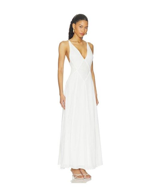 MORE TO COME White Chriselle Maxi Dress