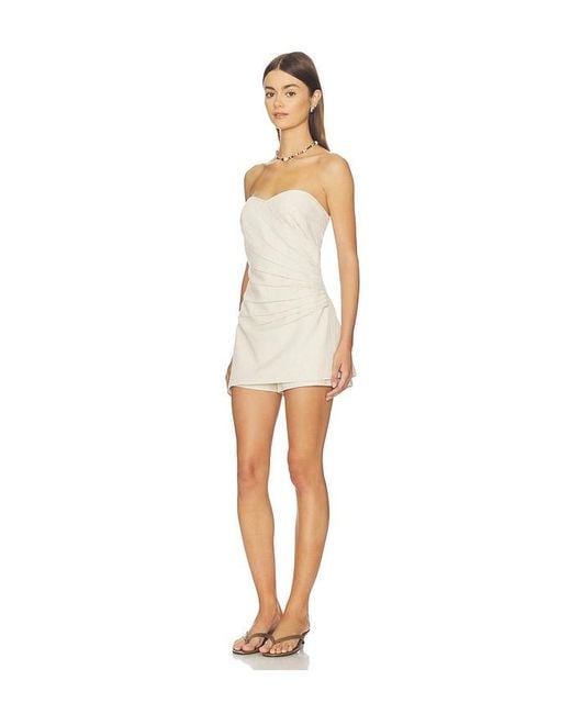 Astr White Haralda Romper
