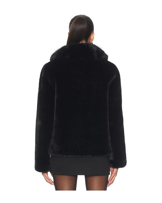 Generation Love Black Dasha Faux Fur Jacket