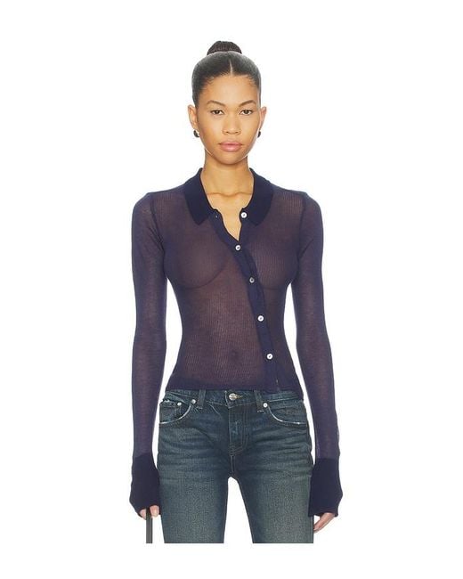 I.AM.GIA Blue Davina Top