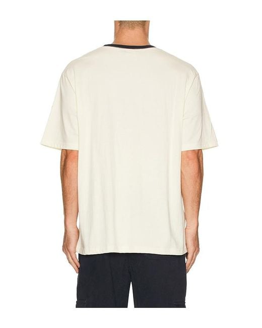 KAPPY DESIGN White Sundance Ringer Half Tee for men