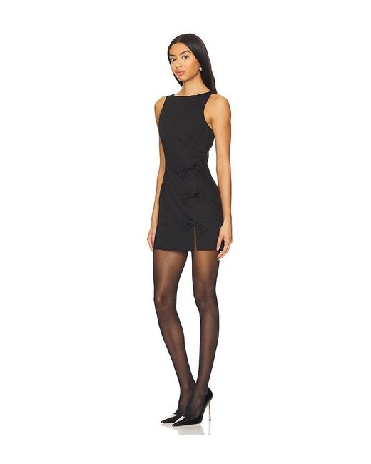 MORE TO COME Black Meryl Mini Dress