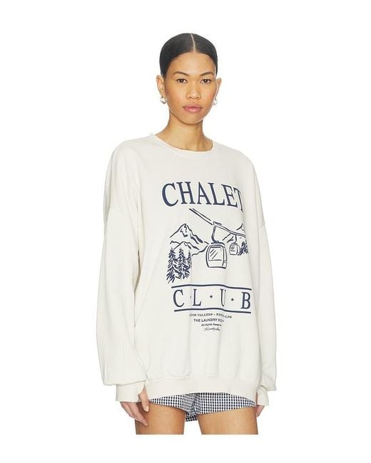 The Laundry Room White Chalet Club Gondola Jumper