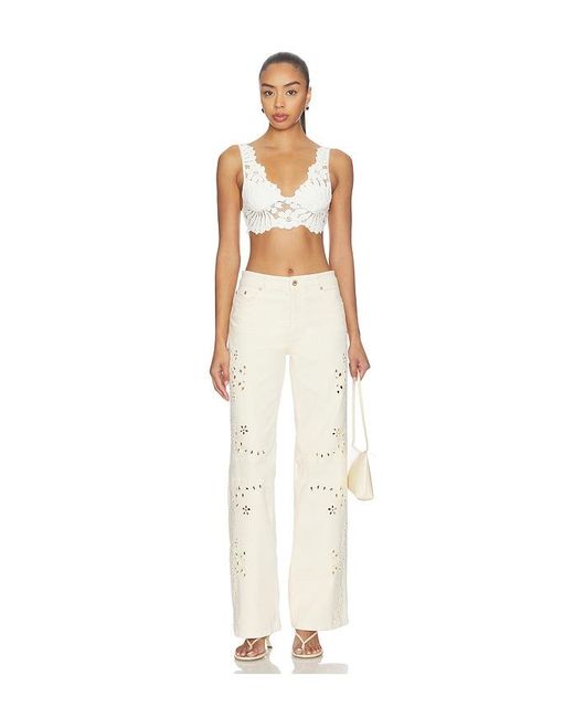 LoveShackFancy White Dellah Pant