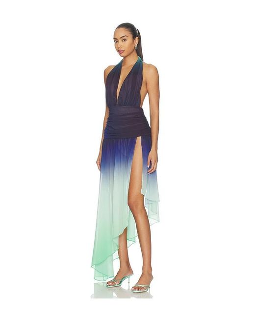 Nbd Blue Sargun Maxi Dress