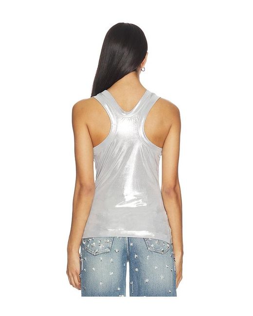 Norma Kamali Blue Racer Tee