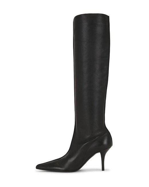 Magda Butrym Black Leather High Boot