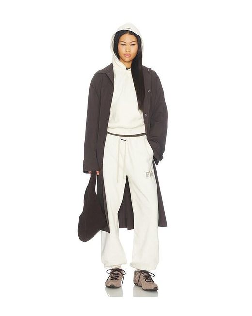 Fear Of God White 90's Fleece Hoodie