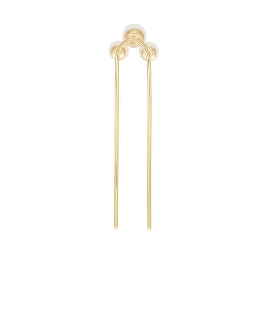 Jennifer Behr White Gretel Hair Pin
