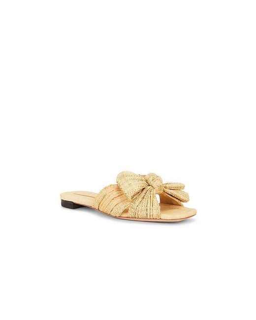 Loeffler Randall Metallic Daphne Bow Slide