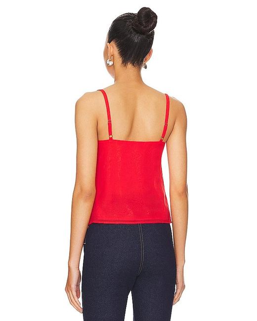 MORE TO COME Red Tamora Top
