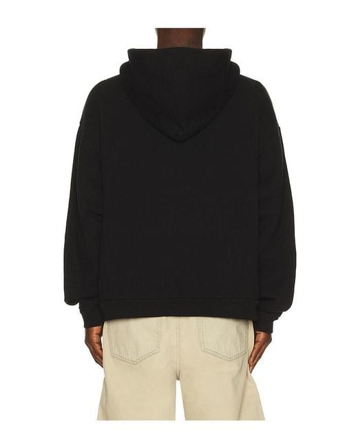 Agolde Black Salford Hoodie for men