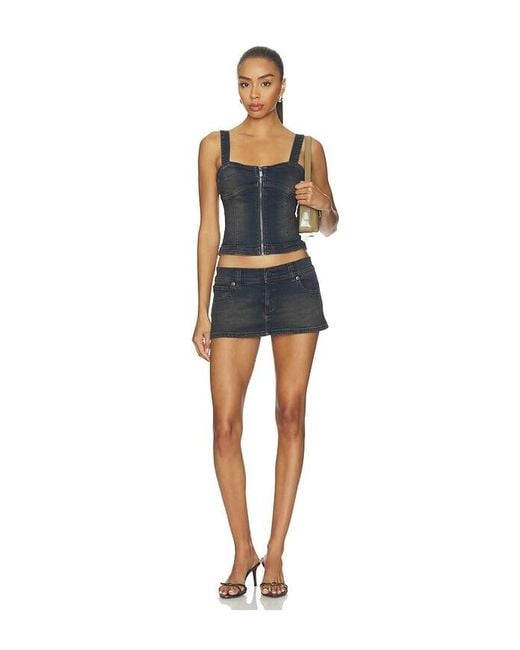 A.Brand Blue Denim Bustier
