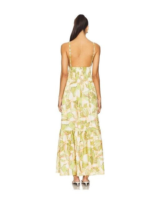 MISA Los Angles Metallic Cintra Dress