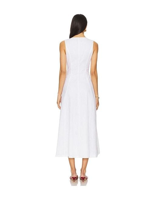 revolve white linen dress Revolve Song Of Style Gretchen Stretch Linen Mini Dress Small Retails $248
