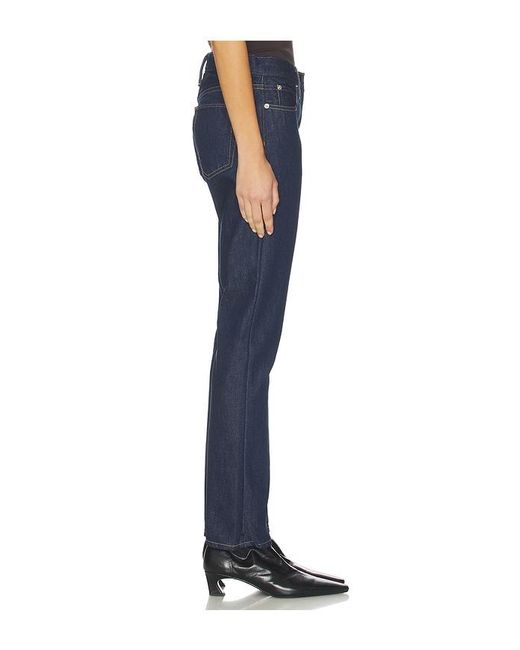 SLVRLAKE Denim Blue Isabel Low Rise Slim Leg Jeans