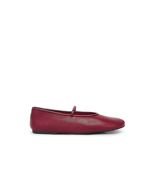 Tony Bianco Red X Revolve Martinez Flat