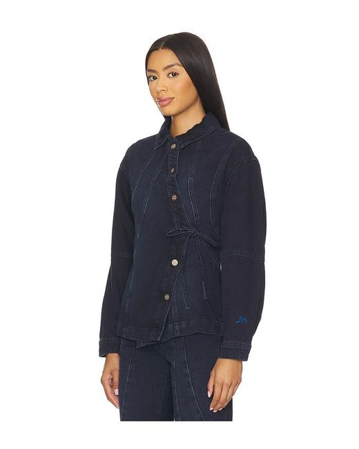 Damson Madder Blue Finella Denim Shirt