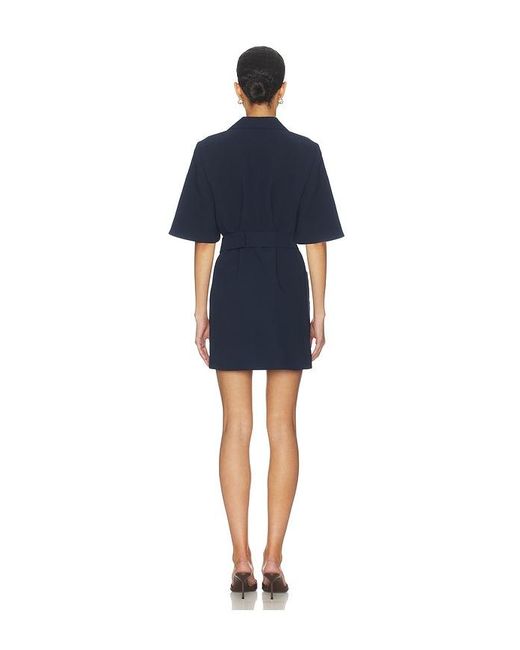 Amanda Uprichard Blue Blake Dress