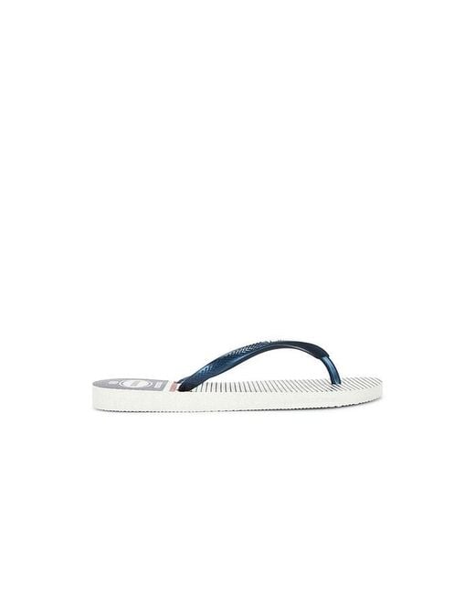 Havaianas Blue Slim Nautical Sandal